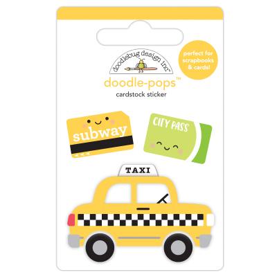 Doodlebugs I Love Travel - Taxi!